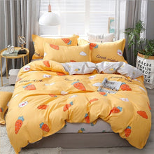 Load image into Gallery viewer, Solstice Fashion Duvet Cover Set Bed Cotton Linens Pillowcase 4pcs Bedding Bed Set Bedding Twin Full Queen Super King 5 size