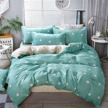 Load image into Gallery viewer, Solstice Fashion Duvet Cover Set Bed Cotton Linens Pillowcase 4pcs Bedding Bed Set Bedding Twin Full Queen Super King 5 size