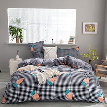 Load image into Gallery viewer, Solstice Fashion Duvet Cover Set Bed Cotton Linens Pillowcase 4pcs Bedding Bed Set Bedding Twin Full Queen Super King 5 size