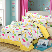 Load image into Gallery viewer, New Product Spring Floral and Butterfly Printed Bedding Set 3/4pc Bed Linen Twin Full Queen King Size Soft Duvet Cover Sets 2019