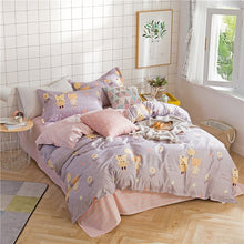 Load image into Gallery viewer, New Product Spring Floral and Butterfly Printed Bedding Set 3/4pc Bed Linen Twin Full Queen King Size Soft Duvet Cover Sets 2019