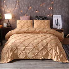 Load image into Gallery viewer, Solid Color Bedding Set Luxury Duvet Cover Sets Cotton Bedding Linen Full Bed Clothes Fabric King Comforter Bedding Sets Cotton