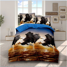 Load image into Gallery viewer, realistic 3d tigers duvet cover set usa king queen double full twin single size bed linen set