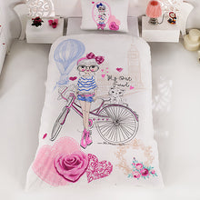 Load image into Gallery viewer, Lady Moda Bed Linen Set Elephant Luxury Ranforce Bedding Set Twin/Full/Queen/King Size 3/4/5 pcs Duvet Cover Set from Turkey