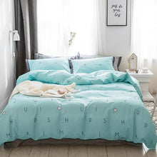 Load image into Gallery viewer, Red strawberries Bedding Sets 100% cotton Bed Linen Duvet Cover Bed Sheet/fitted sheet Pillowcase/bed Sets queen king size 4pcs