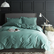 Load image into Gallery viewer, 1000TC Egypt cotton White Grey Bedding set 4PCS KING QUEEN SIZE tribute silk Bed set Cotton bedsheet bed linen linge de lit