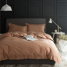 Load image into Gallery viewer, 1000TC Egypt cotton White Grey Bedding set 4PCS KING QUEEN SIZE tribute silk Bed set Cotton bedsheet bed linen linge de lit