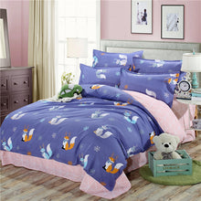 Load image into Gallery viewer, New Product Spring Floral and Butterfly Printed Bedding Set 3/4pc Bed Linen Twin Full Queen King Size Soft Duvet Cover Sets 2019
