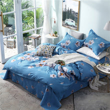 Load image into Gallery viewer, New Product Spring Floral and Butterfly Printed Bedding Set 3/4pc Bed Linen Twin Full Queen King Size Soft Duvet Cover Sets 2019
