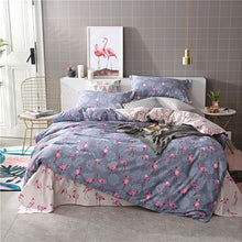Load image into Gallery viewer, New Product Spring Floral and Butterfly Printed Bedding Set 3/4pc Bed Linen Twin Full Queen King Size Soft Duvet Cover Sets 2019
