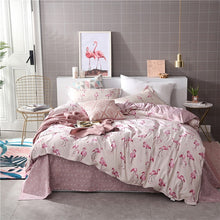 Load image into Gallery viewer, New Product Spring Floral and Butterfly Printed Bedding Set 3/4pc Bed Linen Twin Full Queen King Size Soft Duvet Cover Sets 2019
