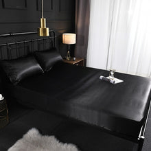 Load image into Gallery viewer, Luxury bed linen Cover bedding set elastic Fitted Sheet  sheets mattress Protector bedspread bed sheet on elastic ban
