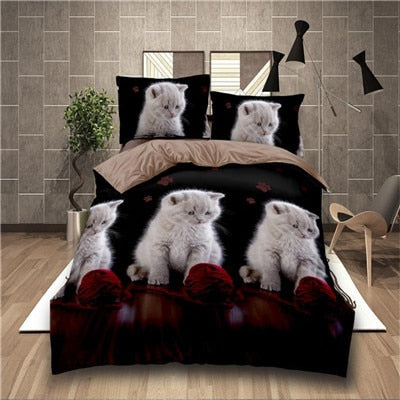 realistic 3d tigers duvet cover set usa king queen double full twin single size bed linen set
