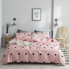 Load image into Gallery viewer, Red strawberries Bedding Sets 100% cotton Bed Linen Duvet Cover Bed Sheet/fitted sheet Pillowcase/bed Sets queen king size 4pcs
