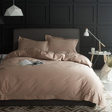 Load image into Gallery viewer, 1000TC Egypt cotton White Grey Bedding set 4PCS KING QUEEN SIZE tribute silk Bed set Cotton bedsheet bed linen linge de lit
